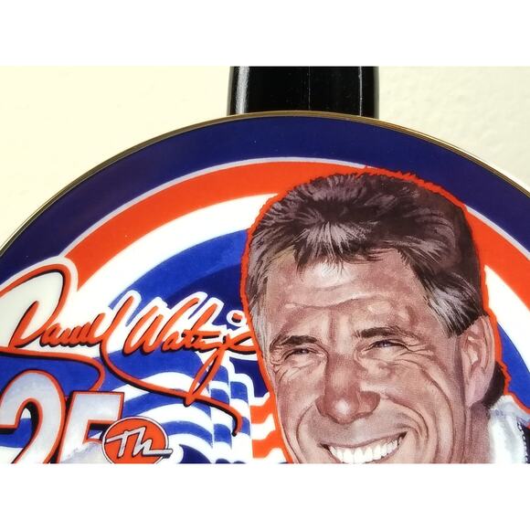 Darrell Waltrip Silver Anniversary Salute Year 1997 Wall Decor Plate 6 1/2" Vtg - Picture 5 of 12